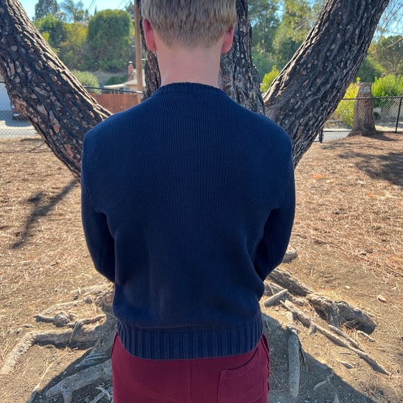 POLO BEAR RALPH LAUREN MEN KNIT SWEATER CHRISTMAS SWEATSHIRT TEDDY HOLIDAY LTD S - Picture 13 of 16